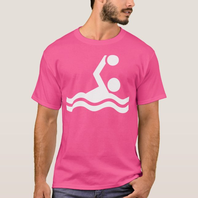 Vatten Polo Logotyp T Shirt (Framsida)