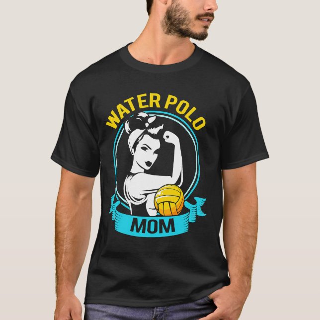 Vatten Polo Mors dag för Vatten Polo Mamma  T Shirt (Framsida)