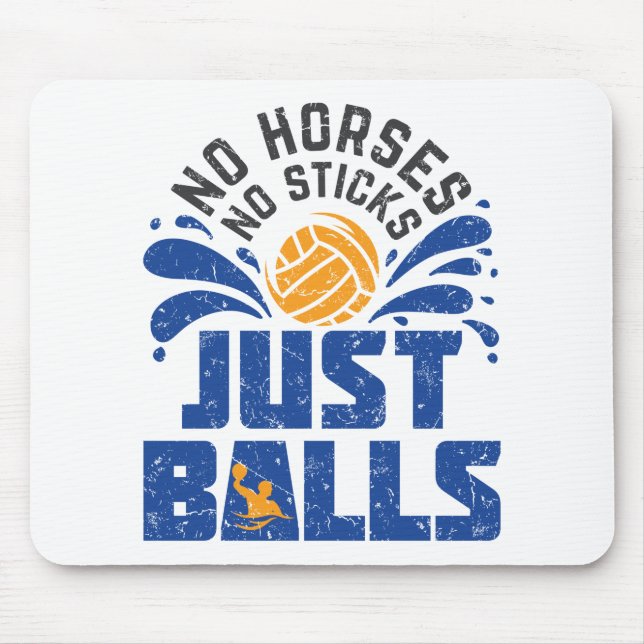 Vatten Polo No Horses No Sticks Just Bollar Musmatta (Framsidan)