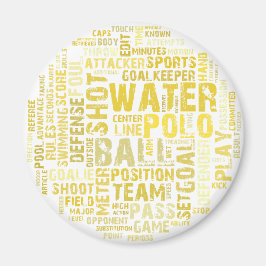Vatten Polo Ord Cloud Products Magnet