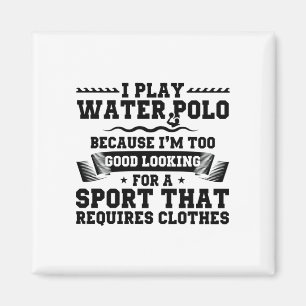 Vatten Polo Player Gåvor för idrottsteamet Magnet