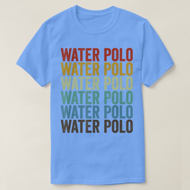 Vatten Polo Retro T Shirt (Design framsida)