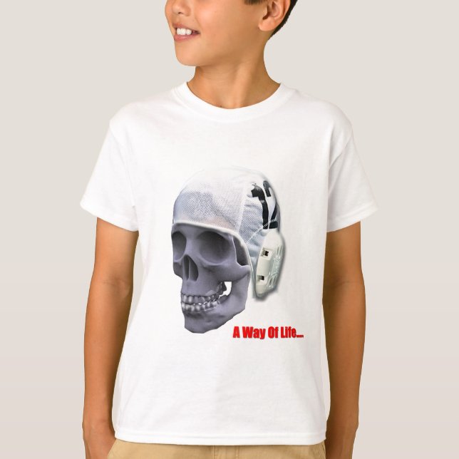 vatten-polo-skalle tee shirt (Framsida)