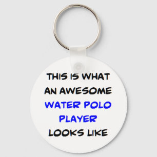 vatten polo-spelare, fantastisk nyckelring