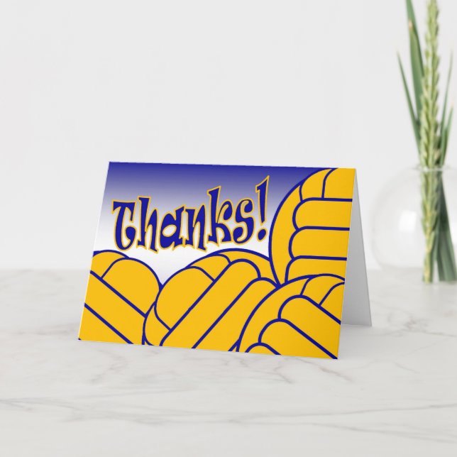 Vatten Polo - Tack! Tack Kort (Framsida)