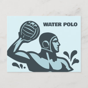 Vatten Polo Vykort