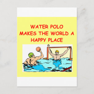 vatten polo vykort