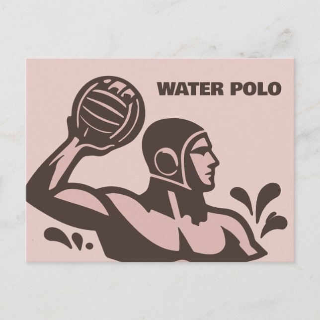 Vatten Polo Vykort (Framsida)