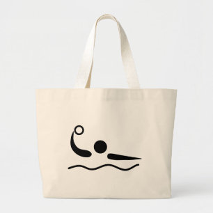 Vatten Polo Waterpolo Pictogram Jumbo Tygkasse