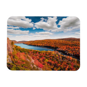 Vatten Porcupinbergen Michigan Magnet