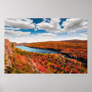 Vatten   Porcupinbergen Michigan Poster
