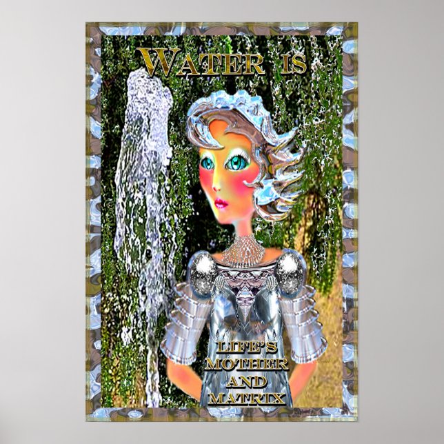 Vatten (Poster) Poster (Framsidan)