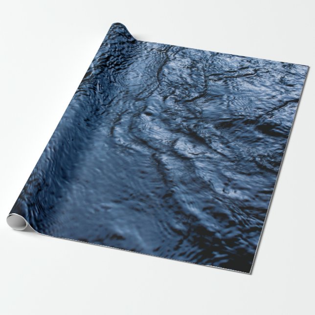 Vatten Presentpapper (Utrullad)