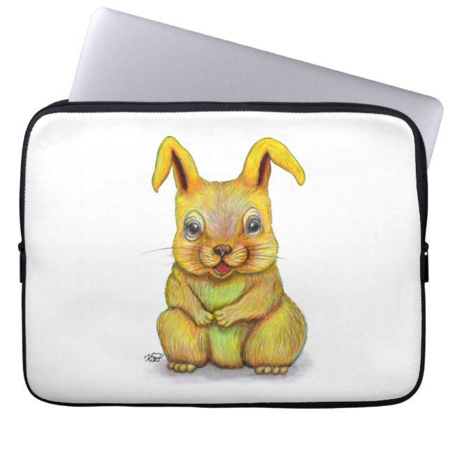 Vatten Rabbit Laptop Fodral (Framsidan)