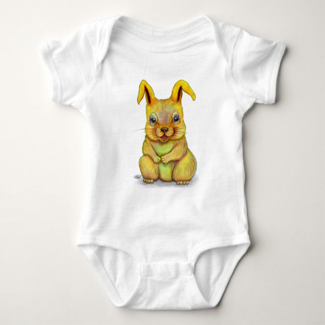 Vatten Rabbit T Shirt (Framsida)