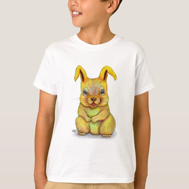 Vatten Rabbit T Shirt (Framsida)