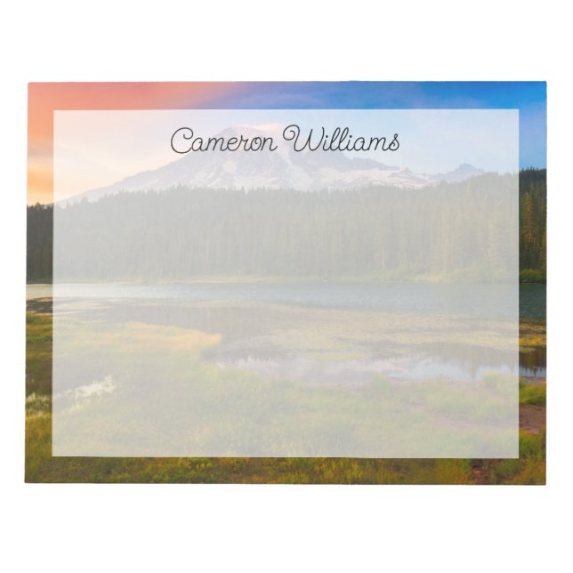 Vatten | Rainier National Park, Washington Anteckningsblock (Framsida)