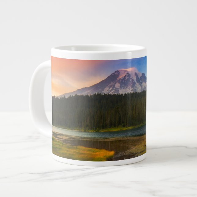 Vatten | Rainier National Park, Washington Jumbo Mugg (Framsida vänster)