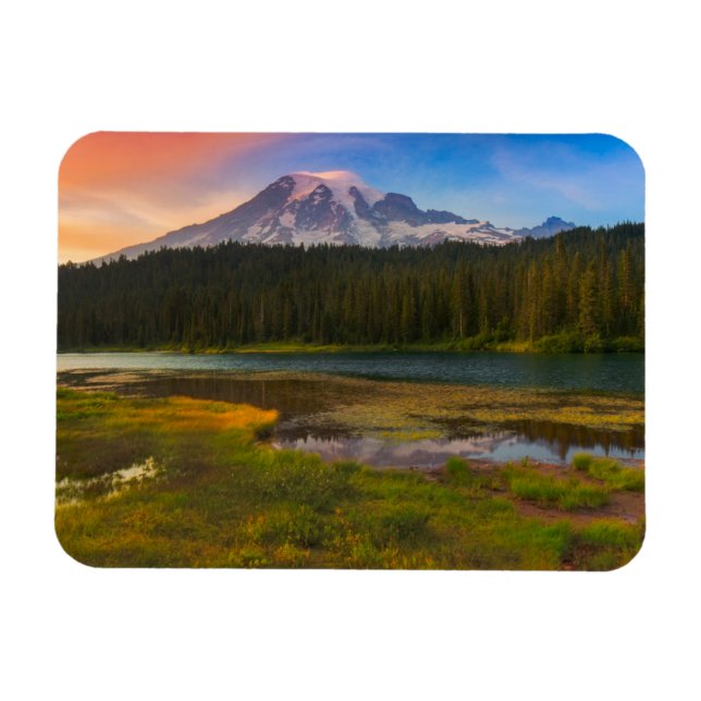 Vatten | Rainier National Park, Washington Magnet (Horisontell)