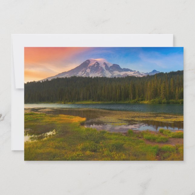 Vatten | Rainier National Park, Washington Tack Kort (Framsida)