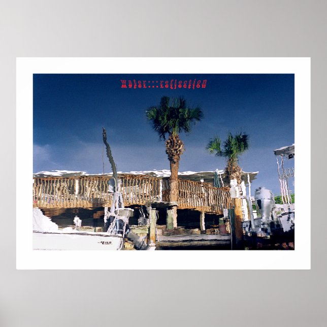 vatten...reflektion poster (Framsidan)