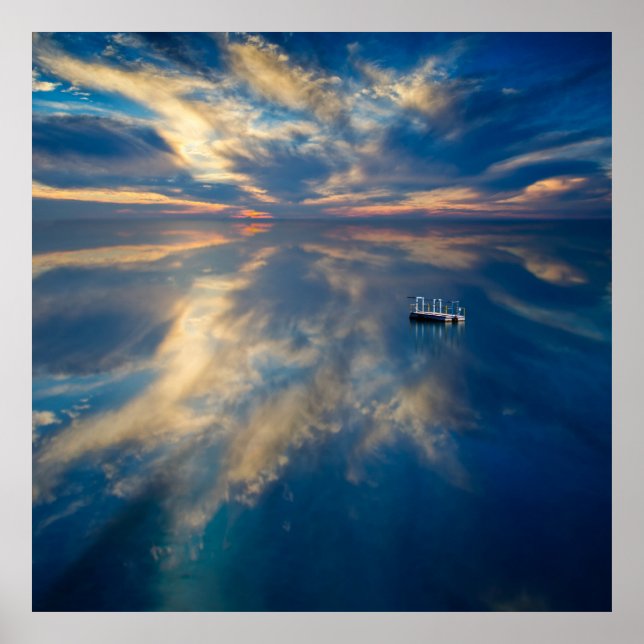 Vatten-reflektioner Poster (Framsidan)