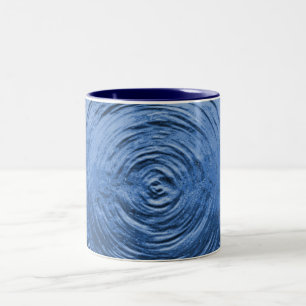 Vatten Ripple Blue Två-Tonad Mugg