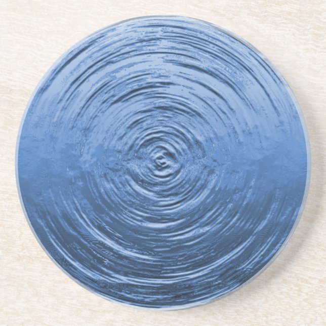 Vatten Ripple Blue Underlägg (Framsidan)