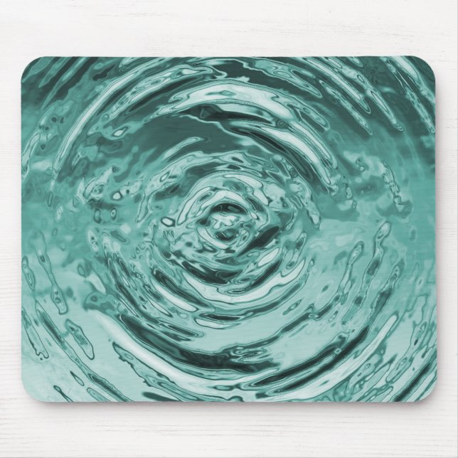 Vatten Ripple Teal Musmatta (Framsidan)