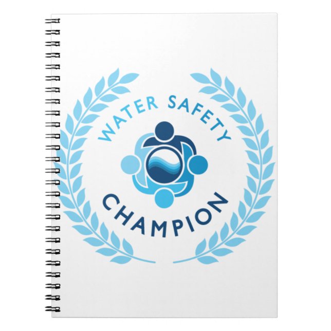 Vatten Safety Champion - bärbar dator Anteckningsbok (Framsidan)