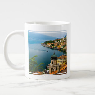 Vatten San Benedetto Church Sjö Garda, Italien Jumbo Mugg