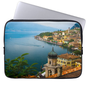 Vatten San Benedetto Church Sjö Garda, Italien Laptop Fodral
