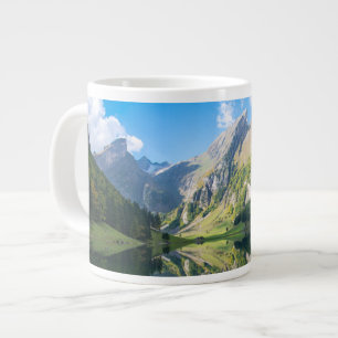Vatten Seealpsee Sjö Swiss Alpernor Schweiz Jumbo Mugg