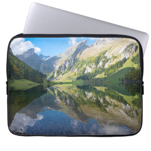 Vatten Seealpsee Sjö Swiss Alpernor Schweiz Laptop Fodral