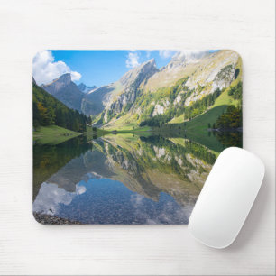 Vatten Seealpsee Sjö Swiss Alpernor Schweiz Musmatta