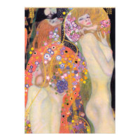 Vatten-serpents, Gustav Klimt