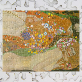 Vatten-serpents II av Gustav Klimt, Art nouveau Pussel