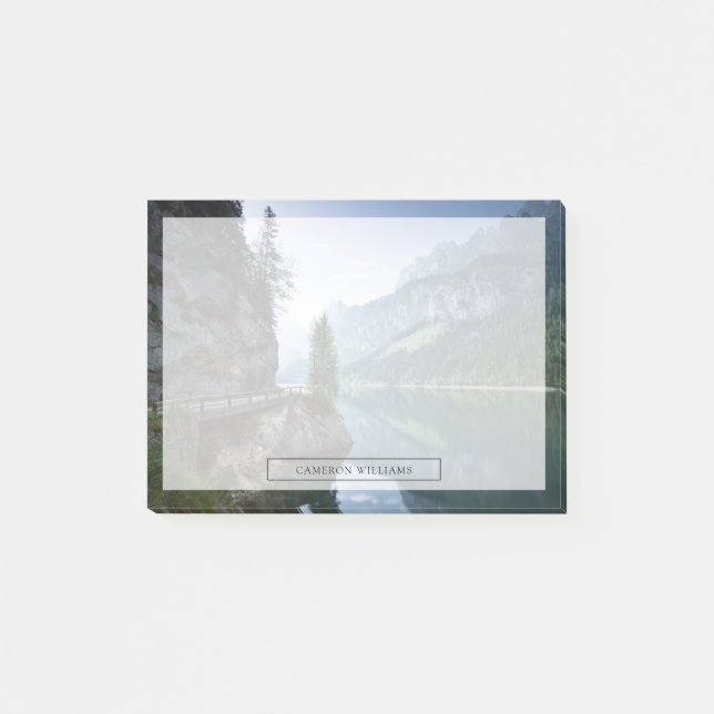 Vatten | Sjö Gosau Salzkammergut Österrike Post-it Block (Framsida)