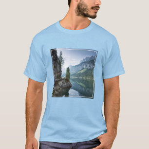 Vatten   Sjö Gosau Salzkammergut Österrike T Shirt