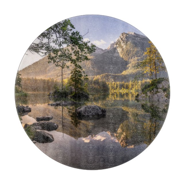 Vatten | Sjö Hintersee Berchtesgaden Tyskland (Framsidan)