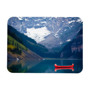 Vatten Sjö Louise Canadian Rocky mountains Magnet