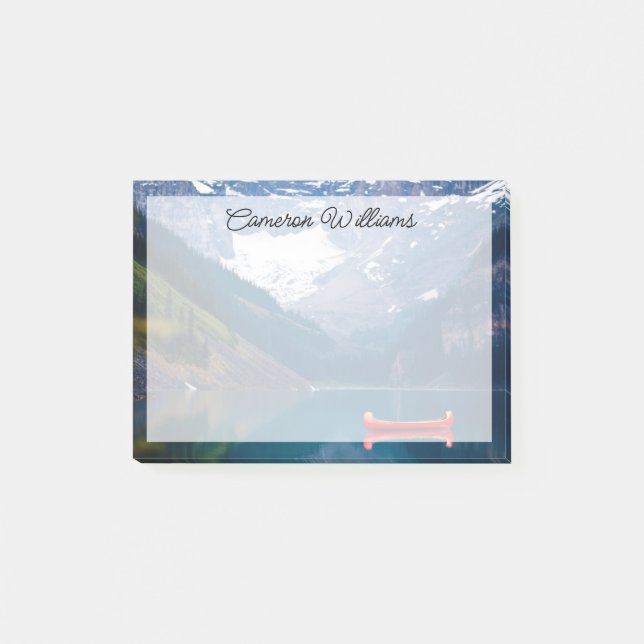 Vatten | Sjö Louise Canadian Rocky mountains Post-it Block (Framsida)