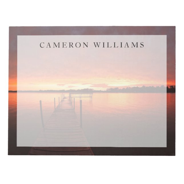 Vatten | Sjö Minnetonka, Minnesota Anteckningsblock (Framsida)