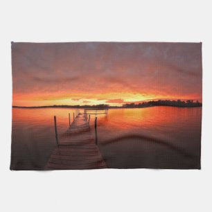Vatten Sjö Minnetonka, Minnesota Kökshandduk