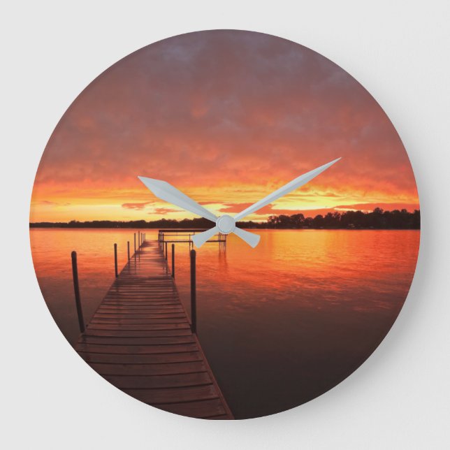 Vatten | Sjö Minnetonka, Minnesota Stor Klocka (Framsida)