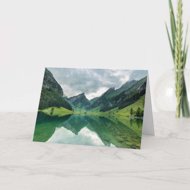 Vatten | Sjö Schweiz Alpernor Kort (Framsida)