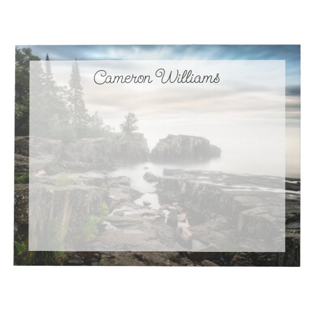 Vatten | Sjö Superior Grand Marais, Minnesota Anteckningsblock (Framsida)