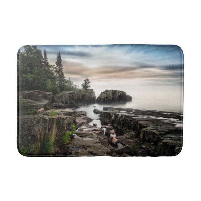 Vatten | Sjö Superior Grand Marais, Minnesota Badrumsmatta (Framsidan)