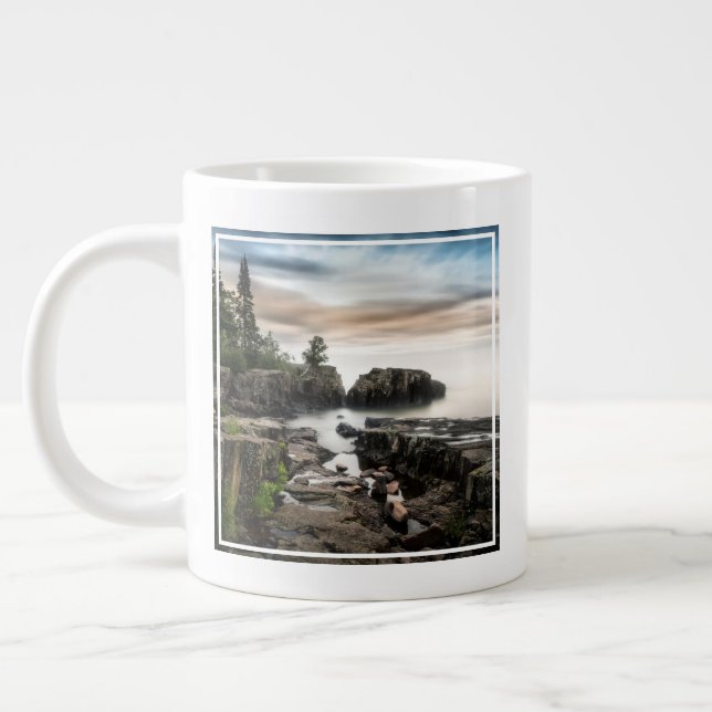 Vatten | Sjö Superior Grand Marais, Minnesota Jumbo Mugg (Vänster)