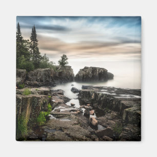 Vatten Sjö Superior Grand Marais, Minnesota Magnet
